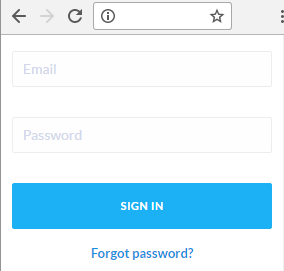 New responsive sign-in
