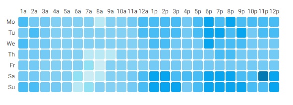 Top times (video analytics)